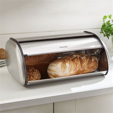 stainless steel bread box macys|bread box brands.